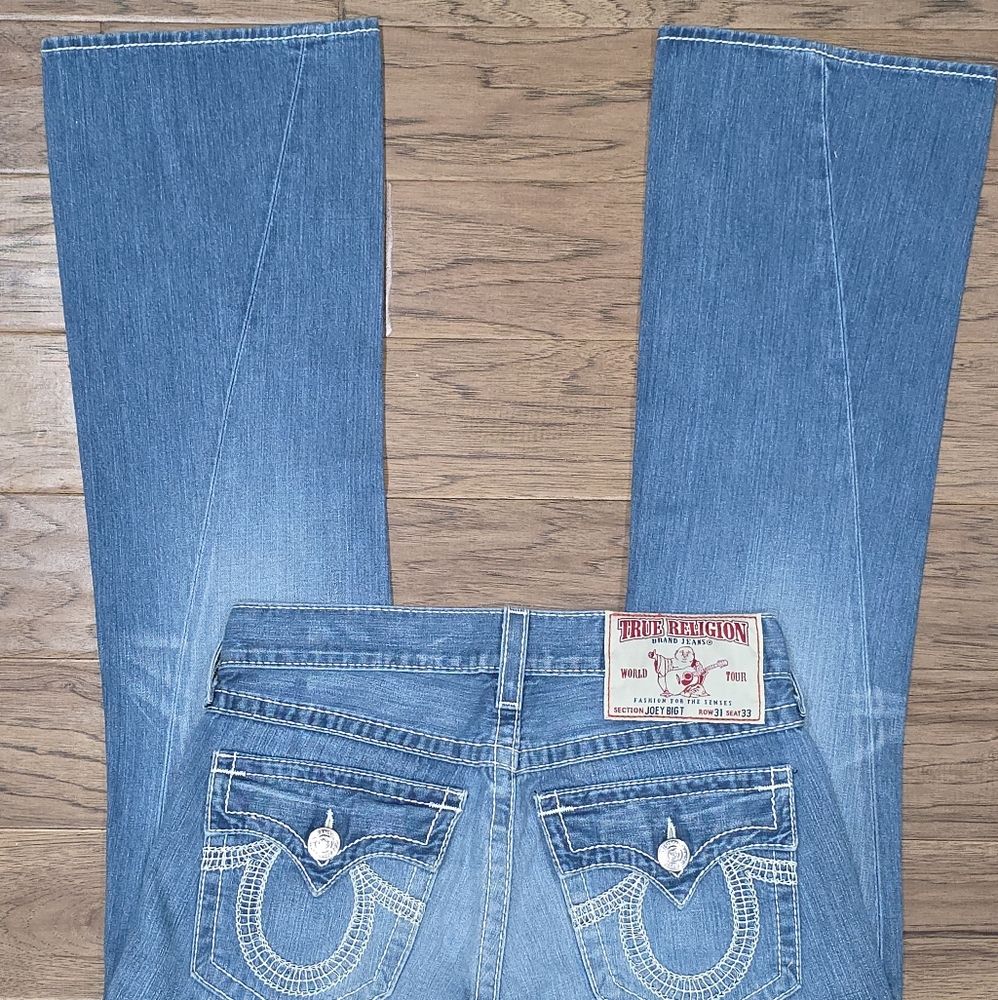 True Religion Joey Spider Stitch Overlook Stitch Brand New 3x33